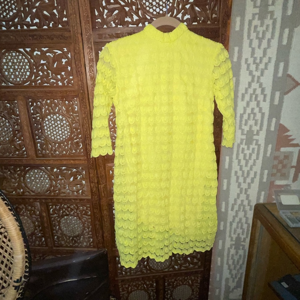 Vintage Yellow Dress Sz S